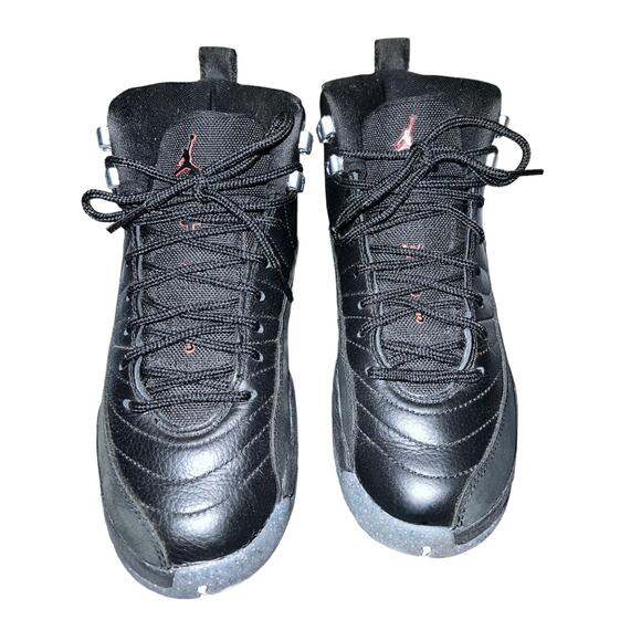 Air Jordan Shoes - Jordan 12 Retro Utility black / Bright Crimson sz 5 youth